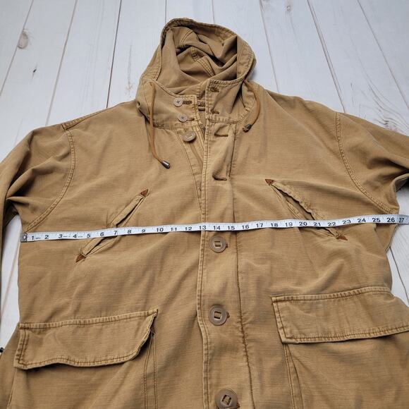 Free People Joshua tree tan hooded anorak utility jacket quilted - Picture 5 of 15